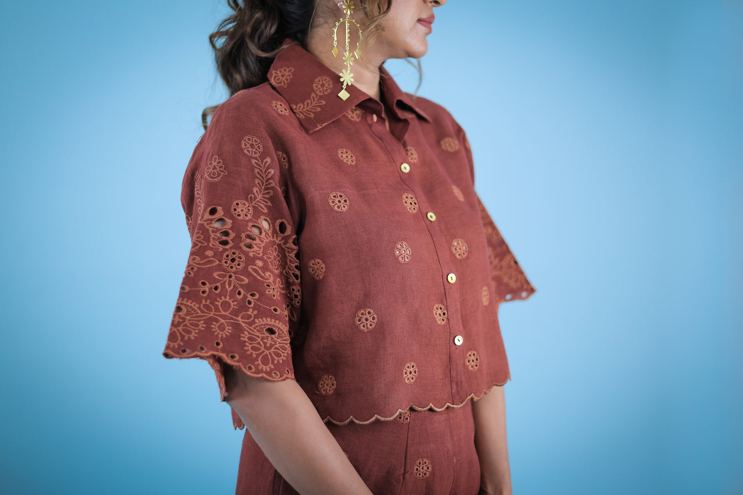 Dune linen coord set