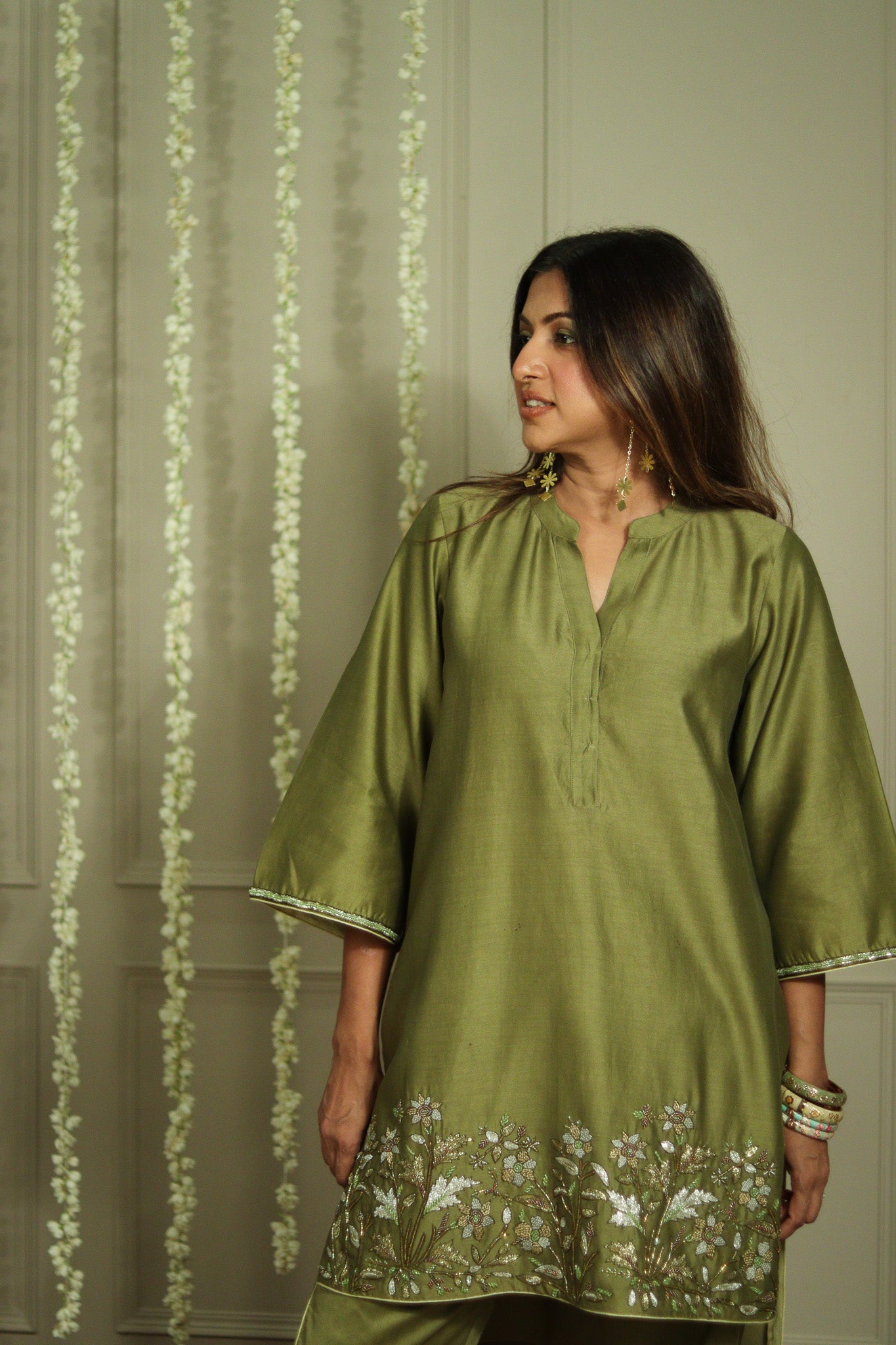 Amal embroidered coord set