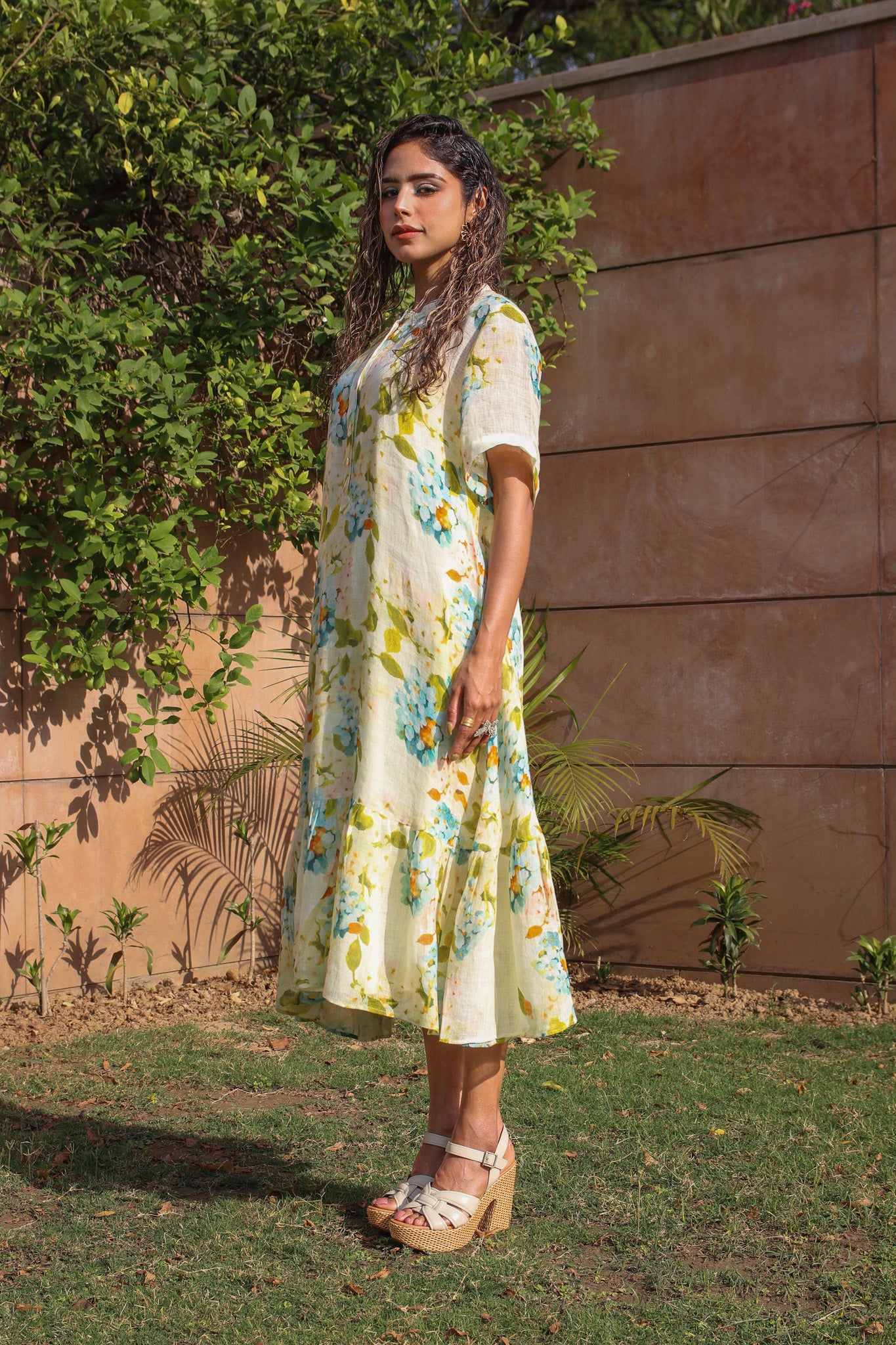 Penelope linen dress