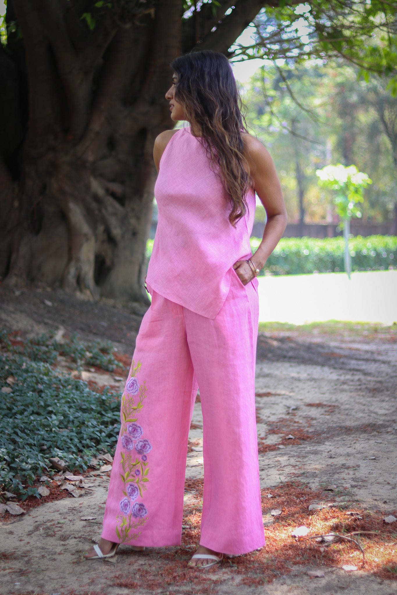 Hyacinth linen coord