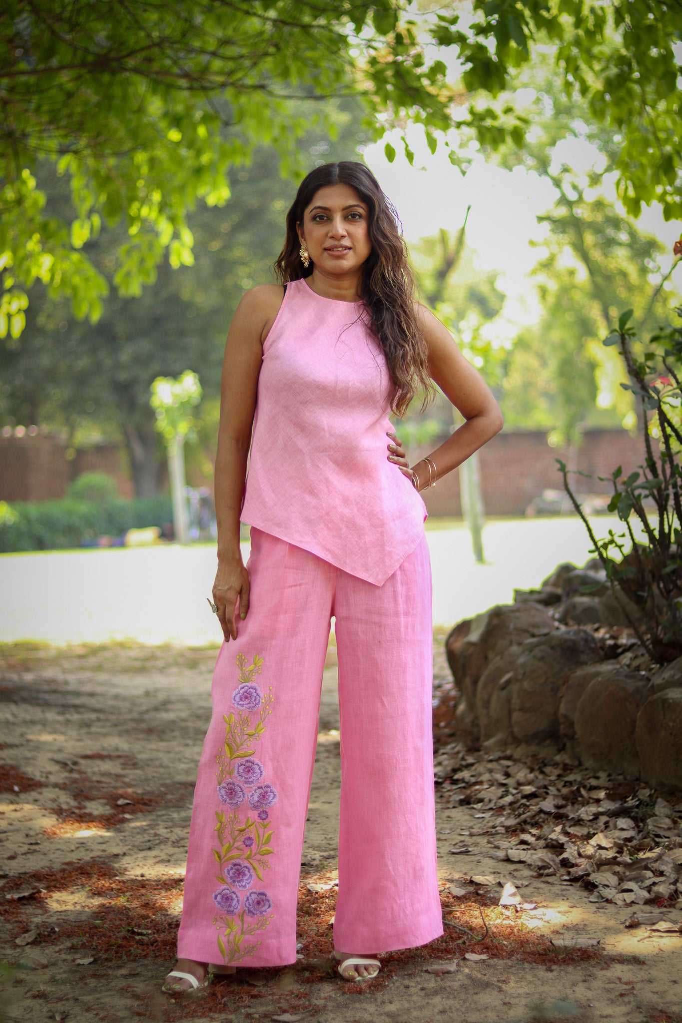 Hyacinth linen coord