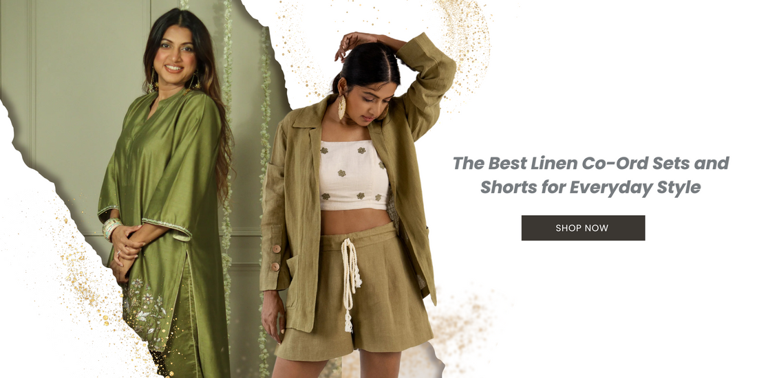 Discover Effortless Luxury with Linen Shorts and Co-Ord Sets for Women from Headstrong by Hema Sharma