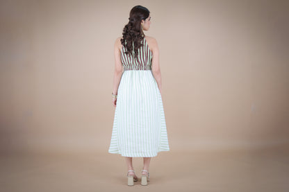Tahira linen dress