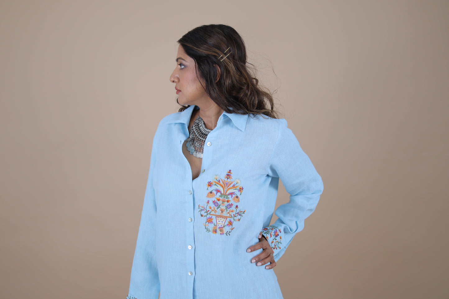 Mazharia linen shirt