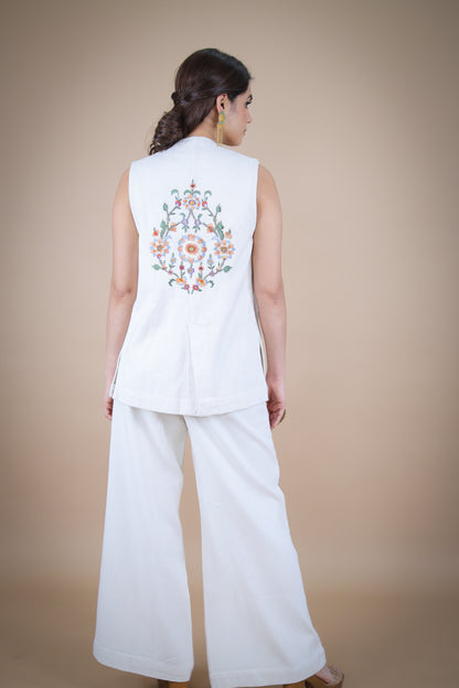Marrakesh embroidered denim pants