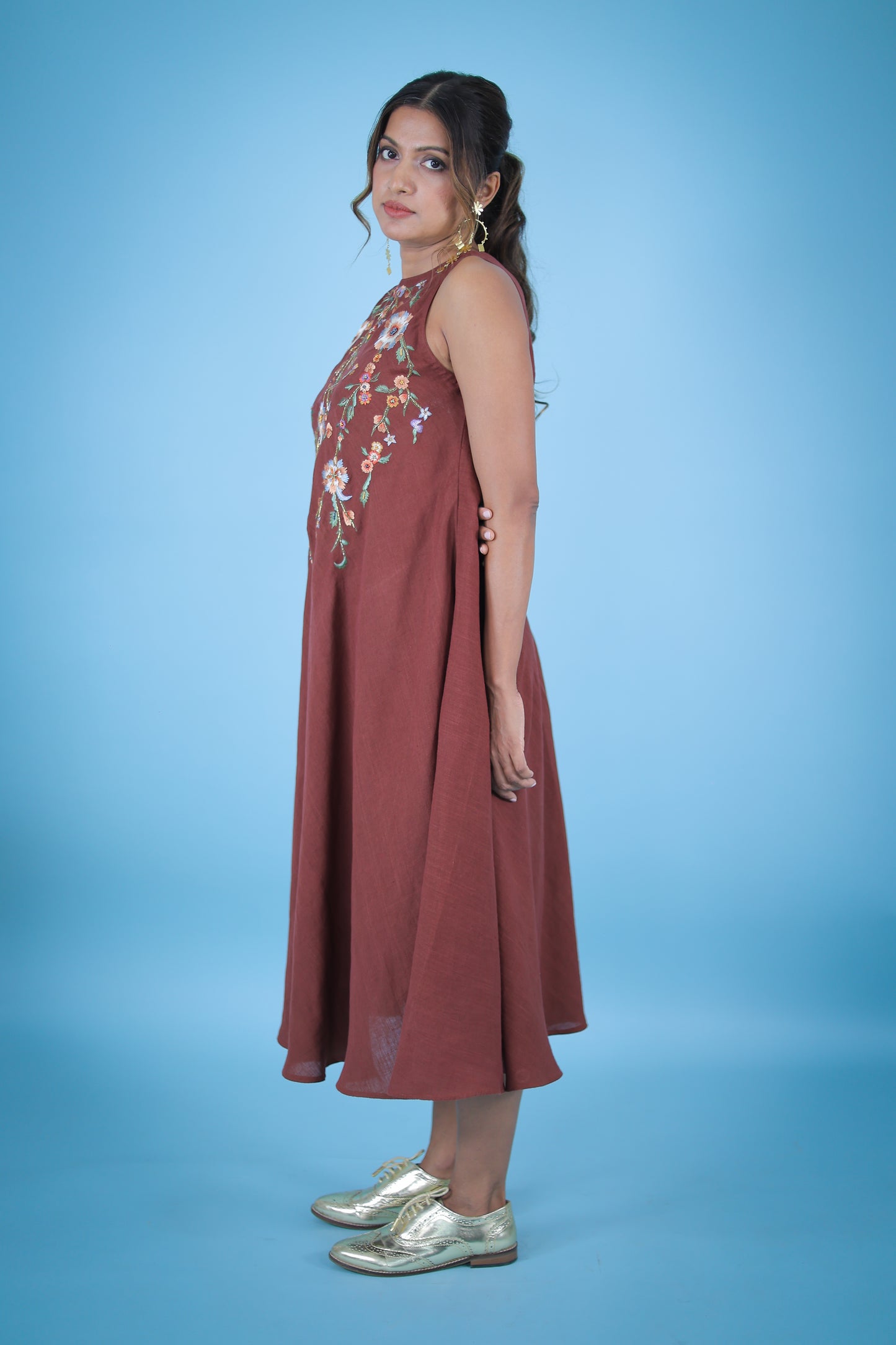 Tangiers embroidered dress