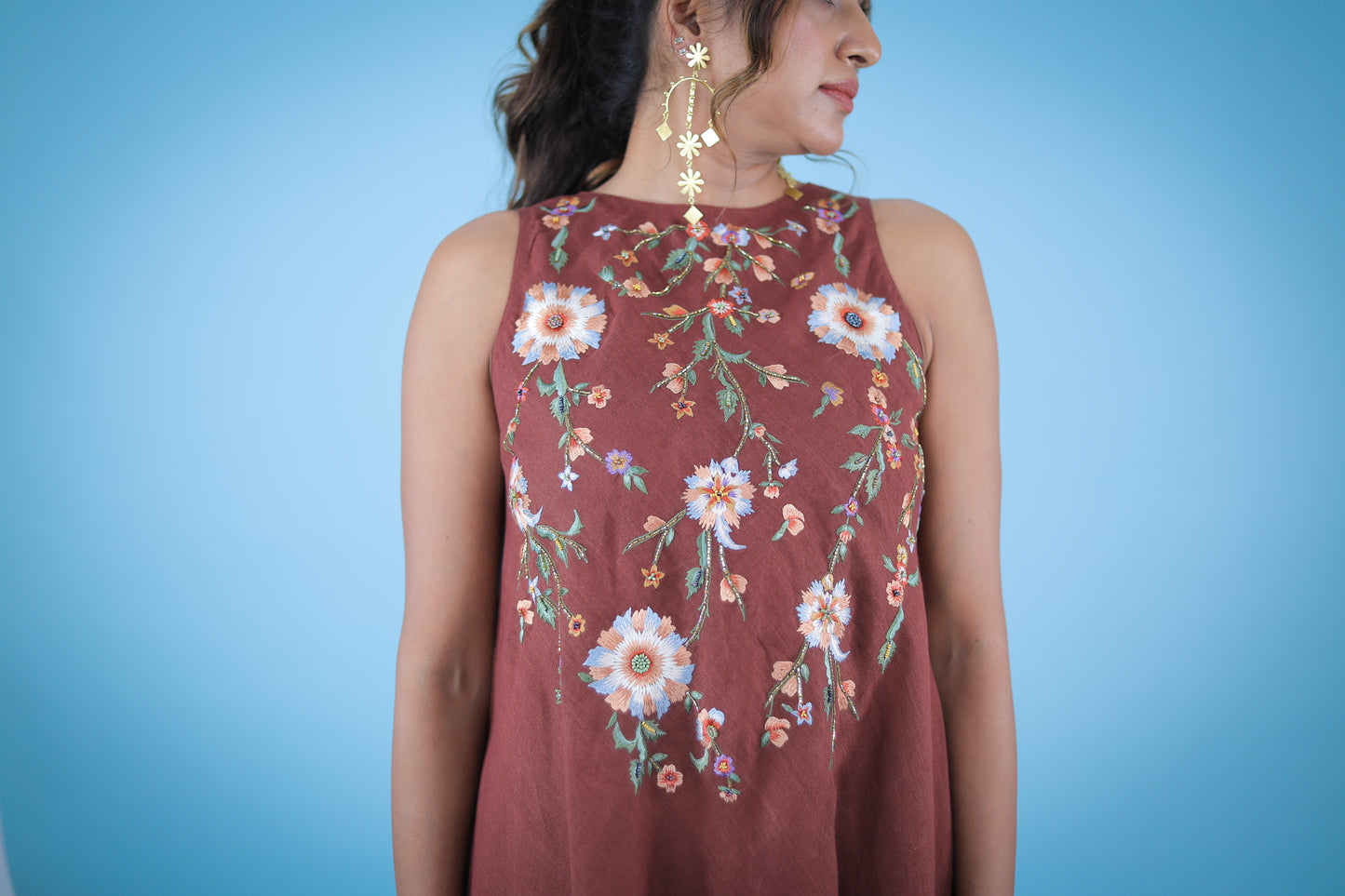 Tangiers embroidered dress