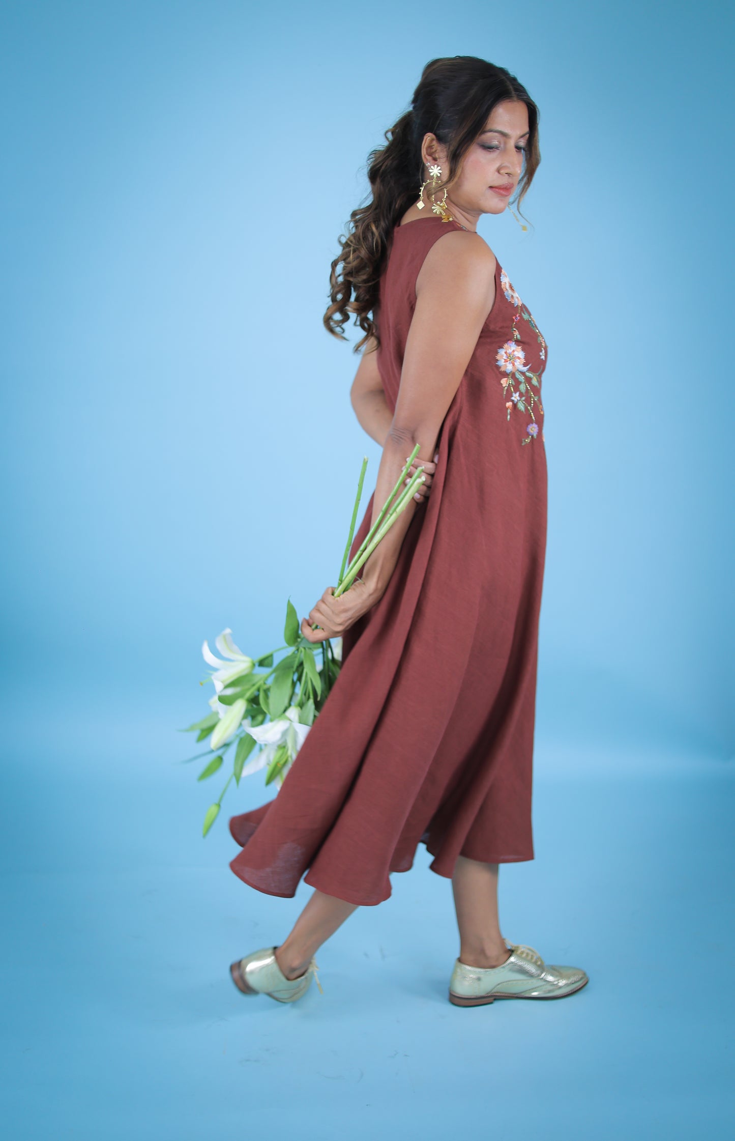 Tangiers embroidered dress