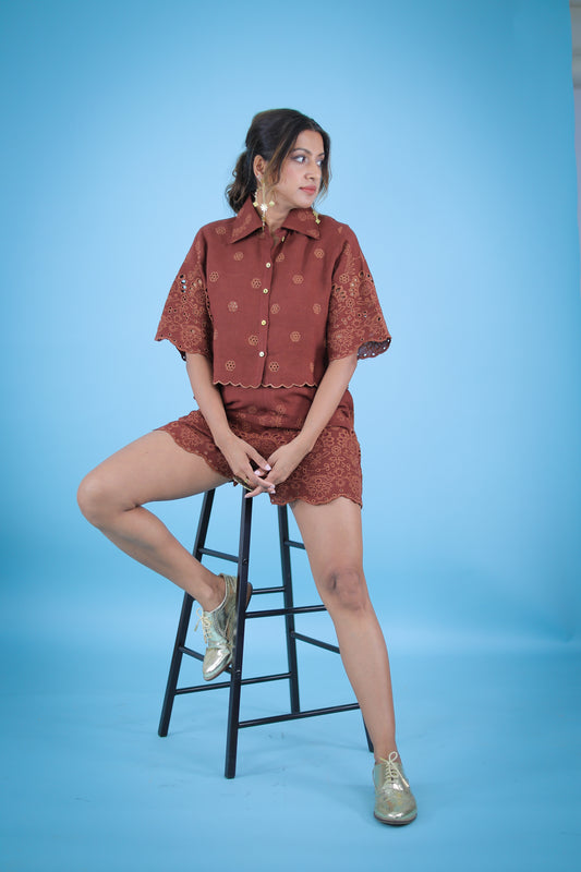 Dune linen coord set
