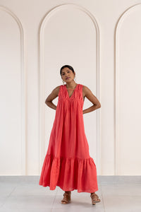 Rosa linen dress