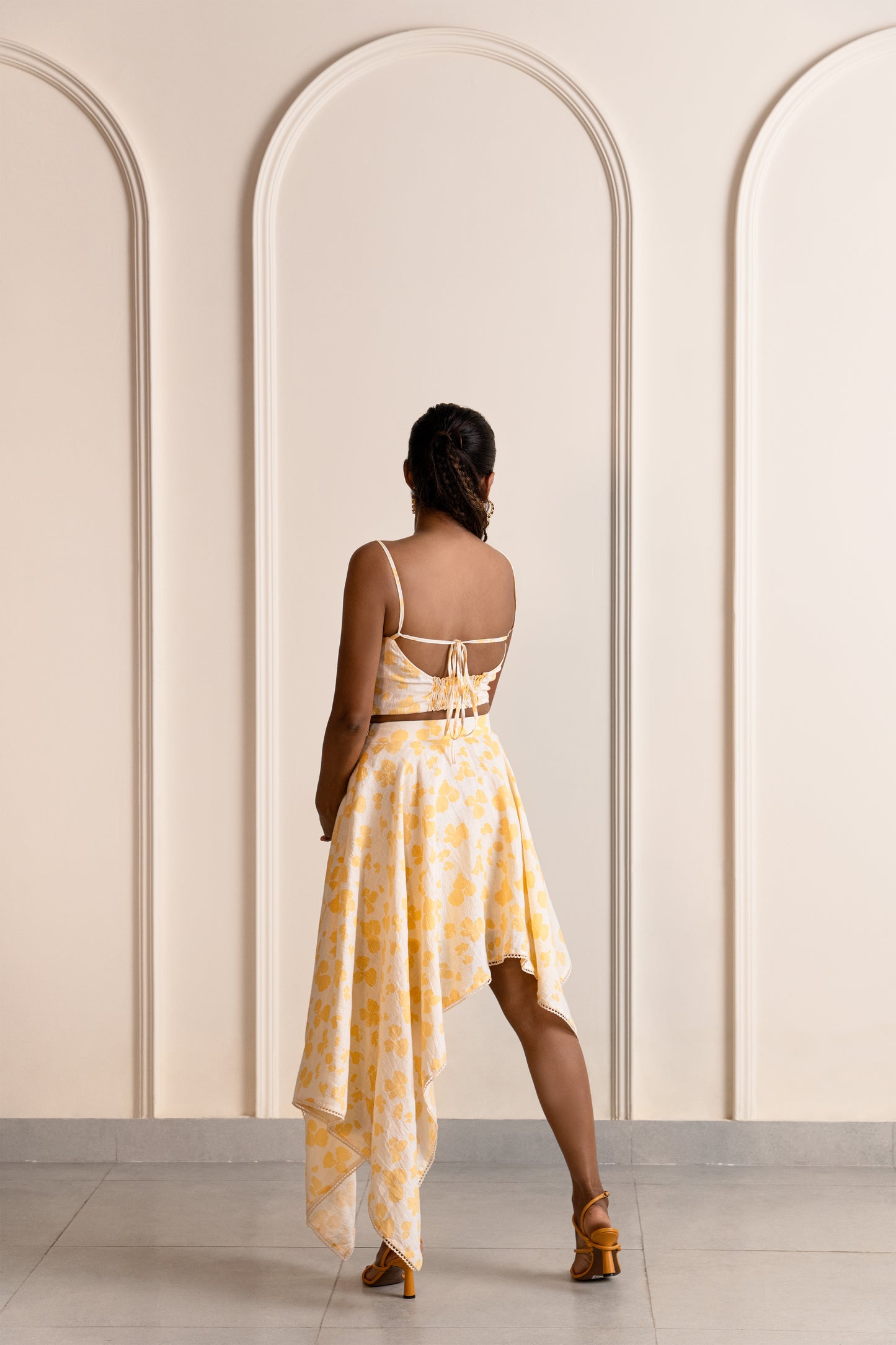 Lantana linen skirt