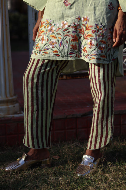 Palma linen tunic set