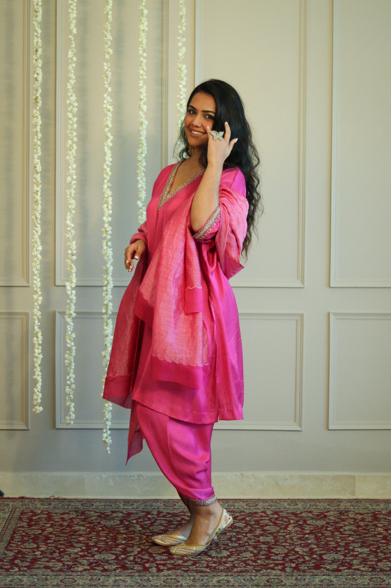 Dalia tunic set with dupatta