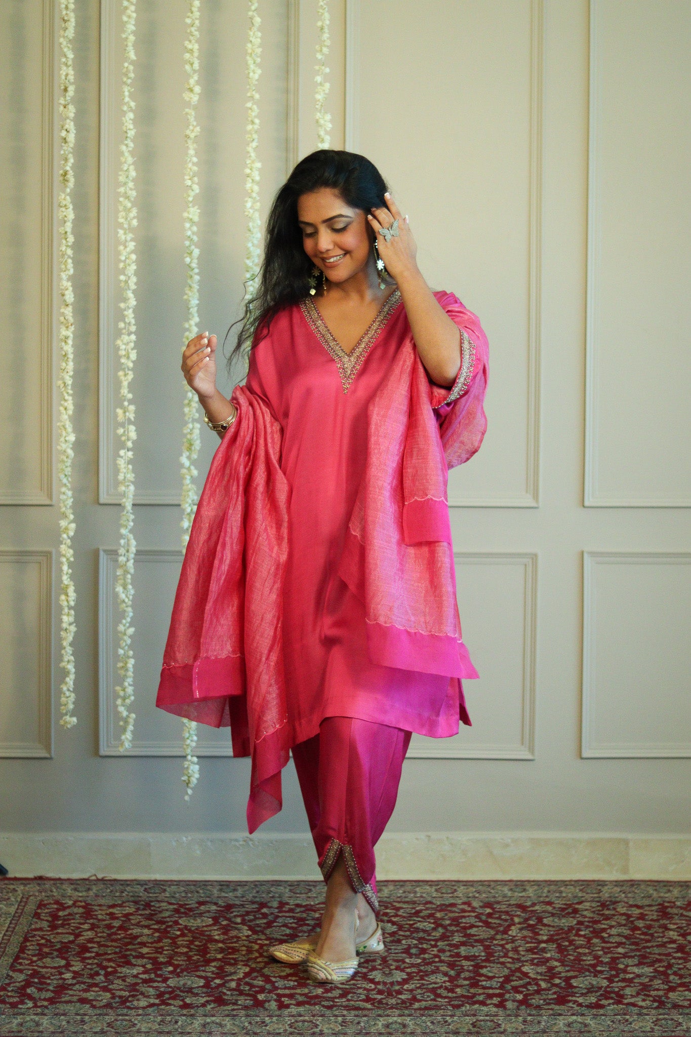 Dalia tunic set with dupatta