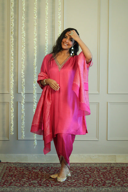 Dalia tunic set with dupatta