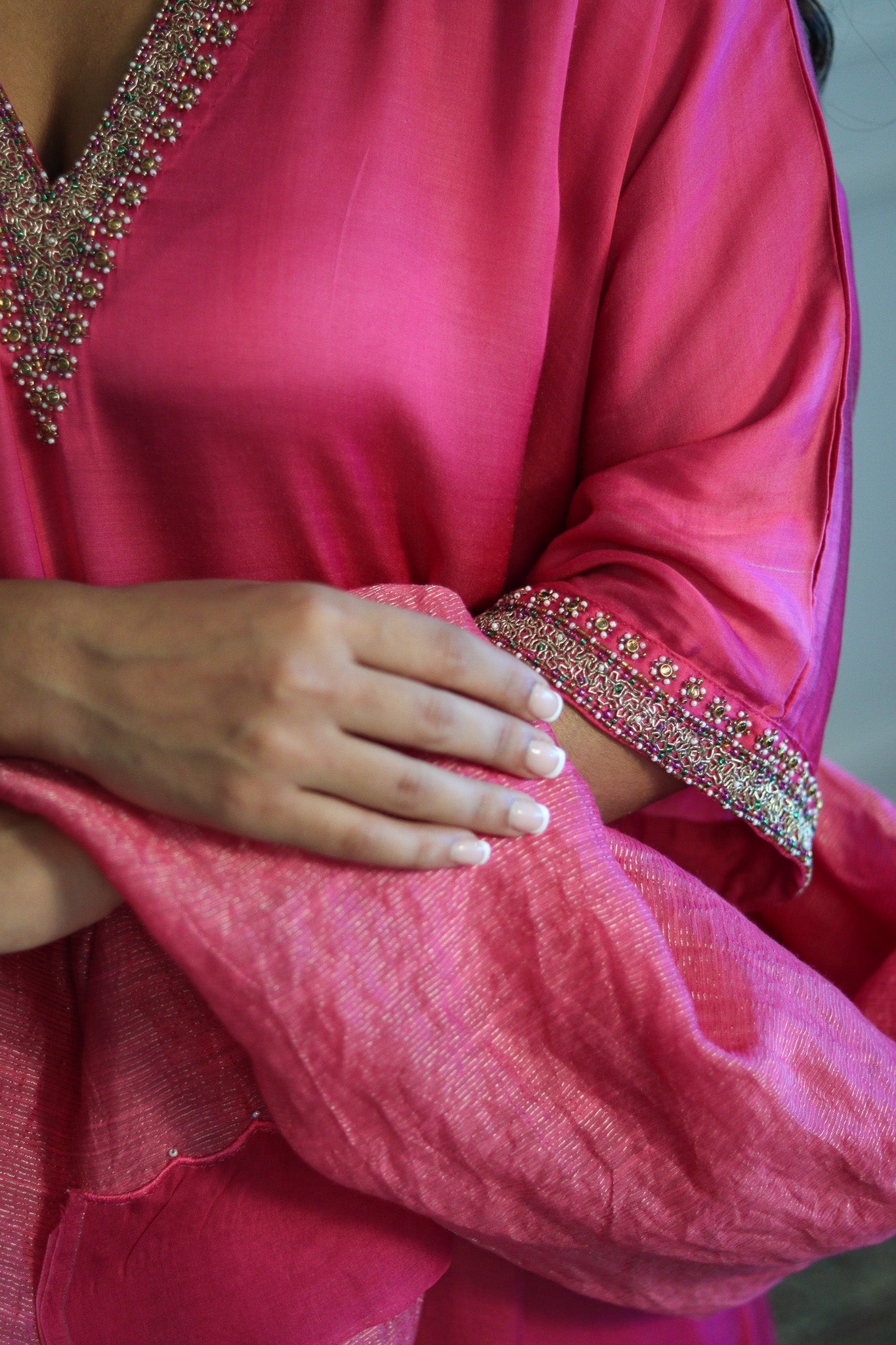 Dalia tunic set with dupatta