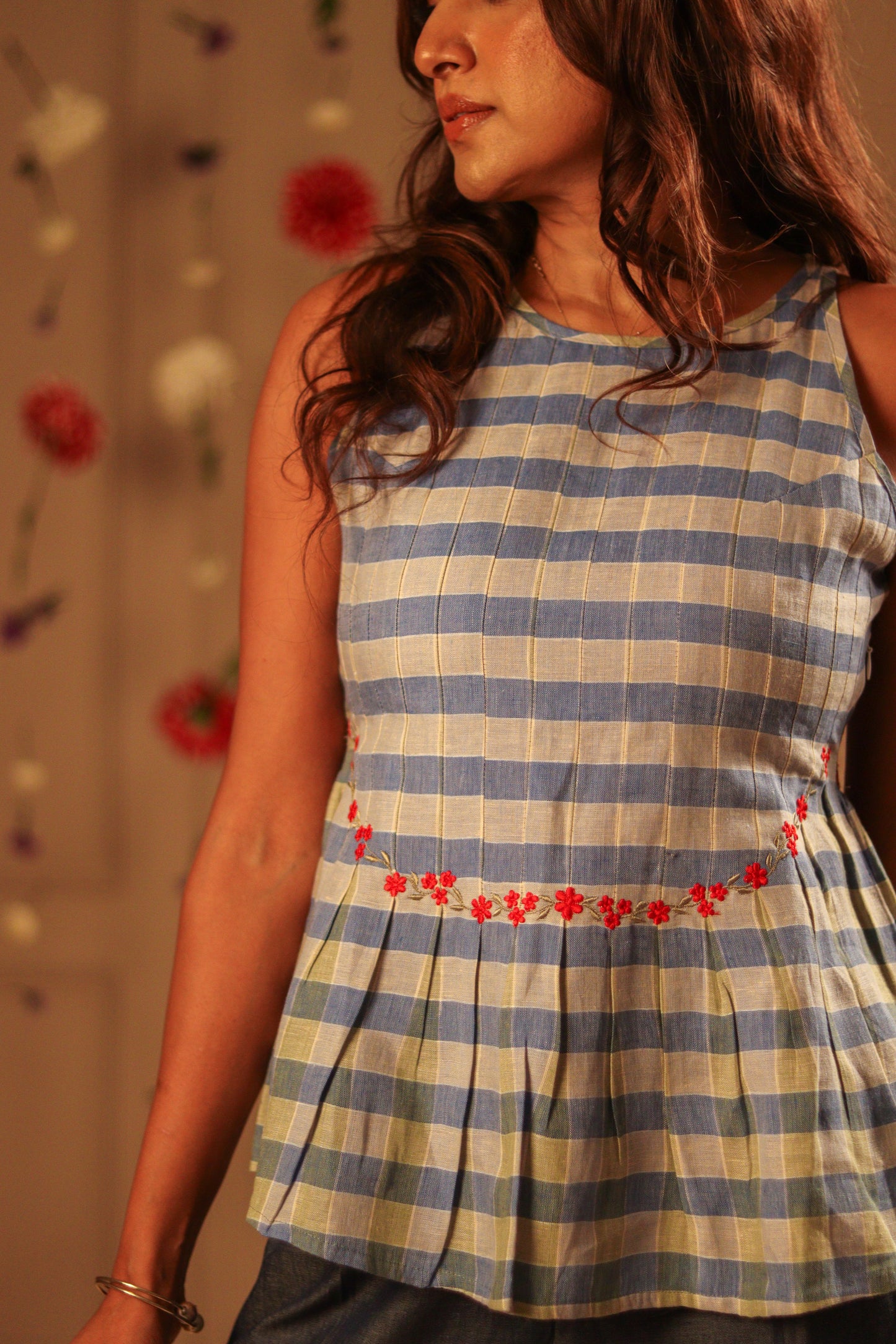 Pauline linen top