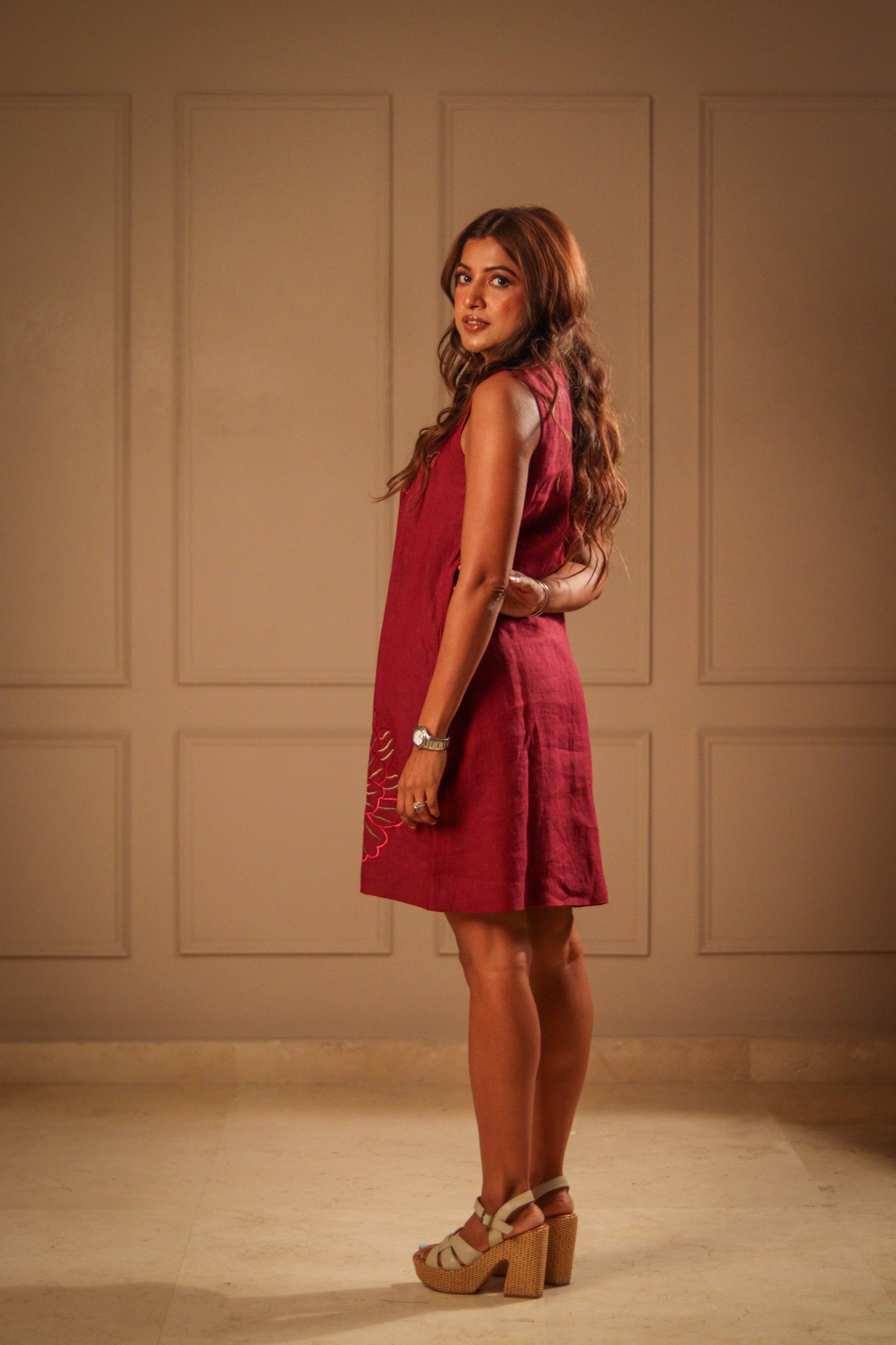 Rosita linen dress