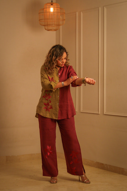 Paloma linen coord set