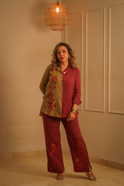 Paloma linen coord set