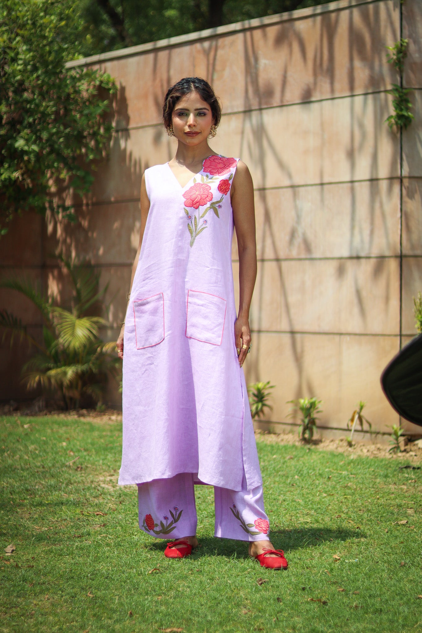 Daphne linen coord set