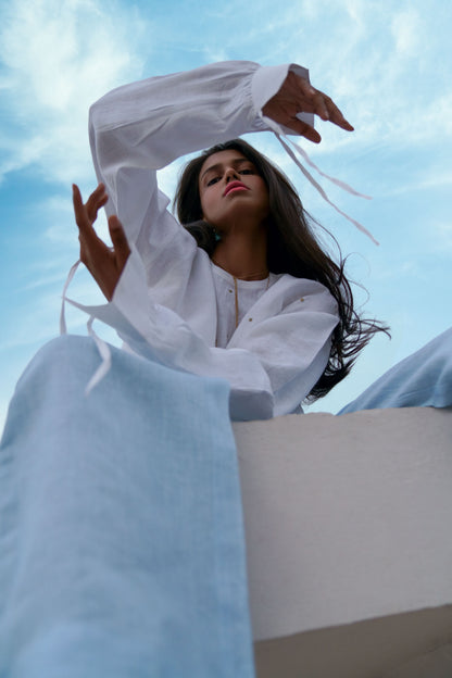 white top linen