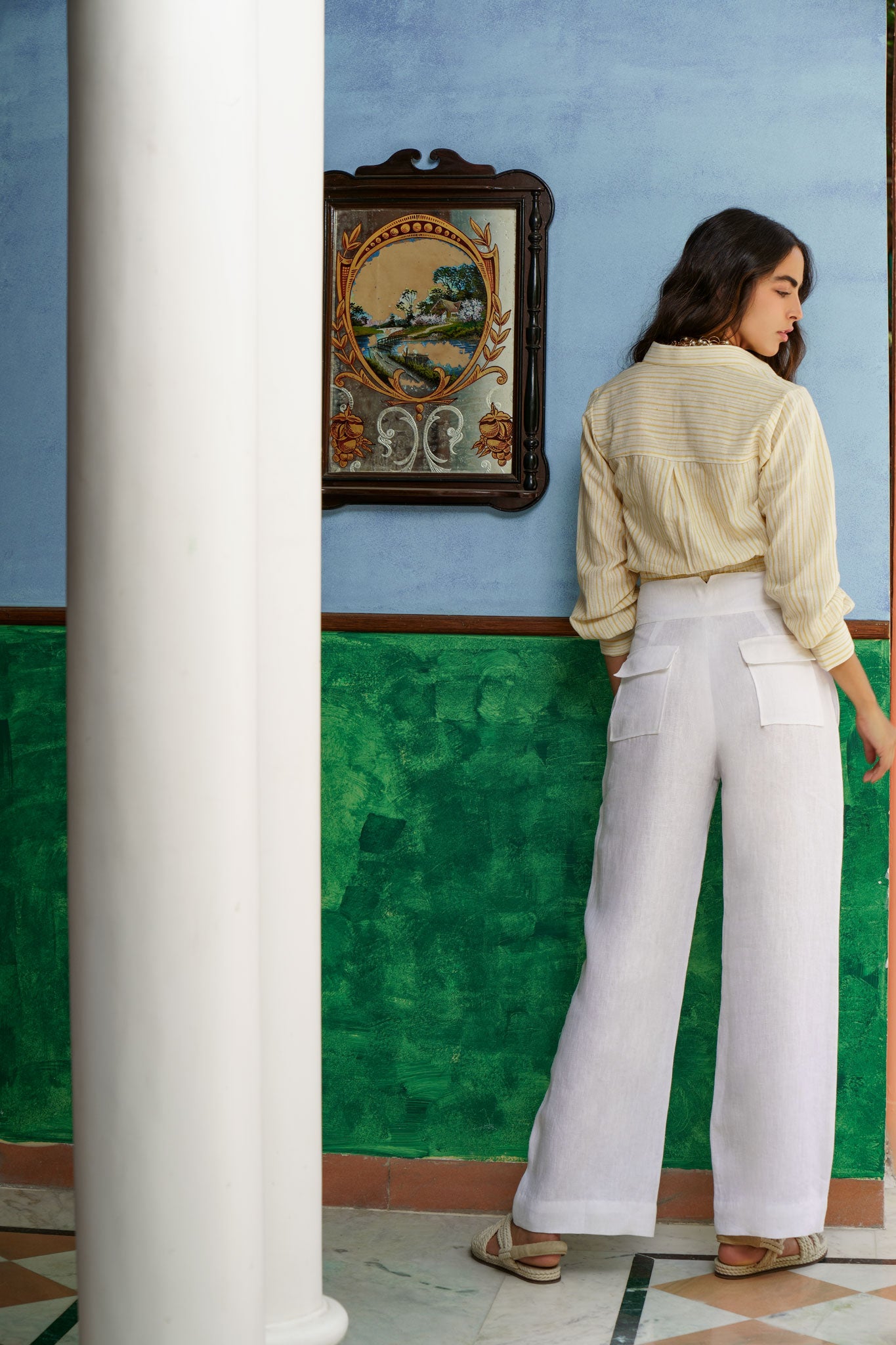 Buy Cream Trousers  Pants for Women by Marks  Spencer Online  Ajiocom