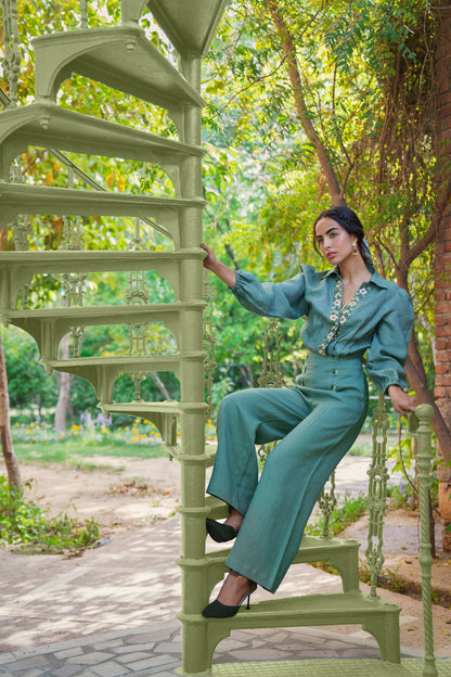 Catamaran linen pants