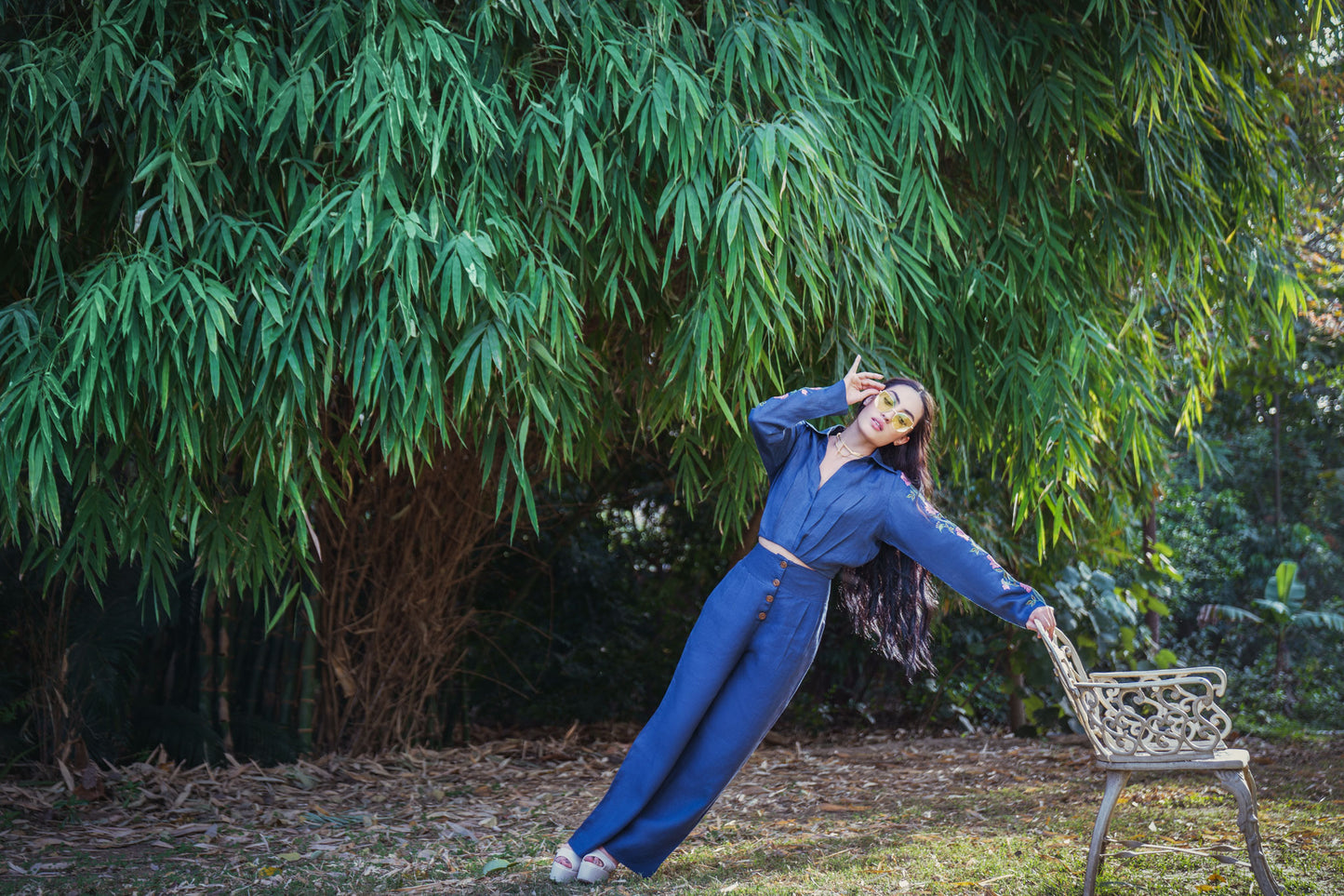 Azul linen pants