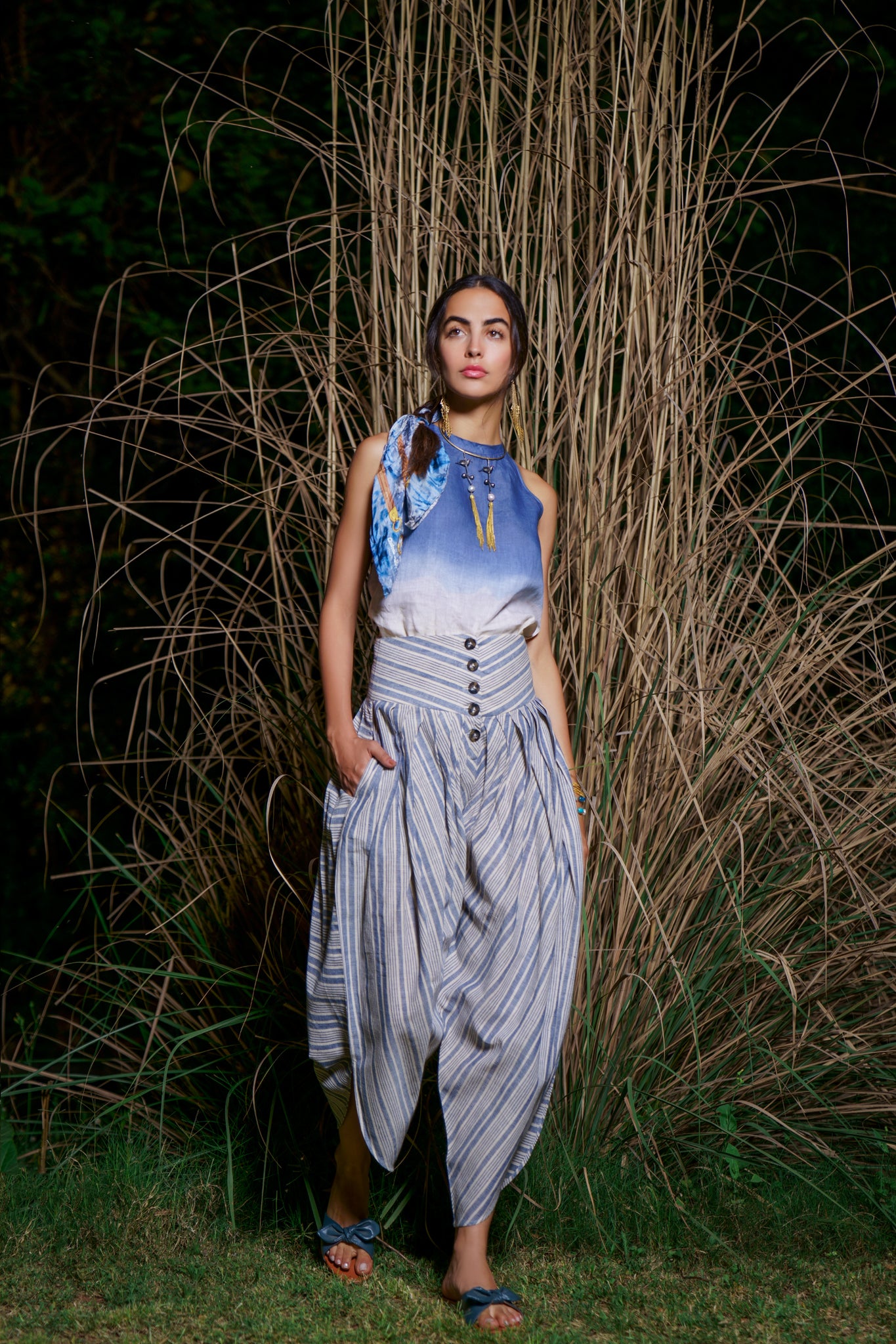 Rayas handloom cotton pants