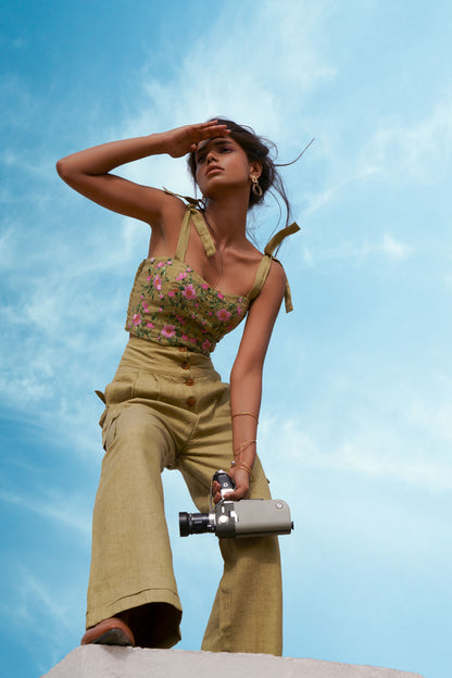 olive bustier