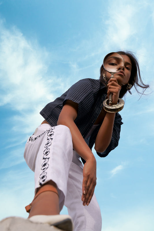 Nimbus crop shirt