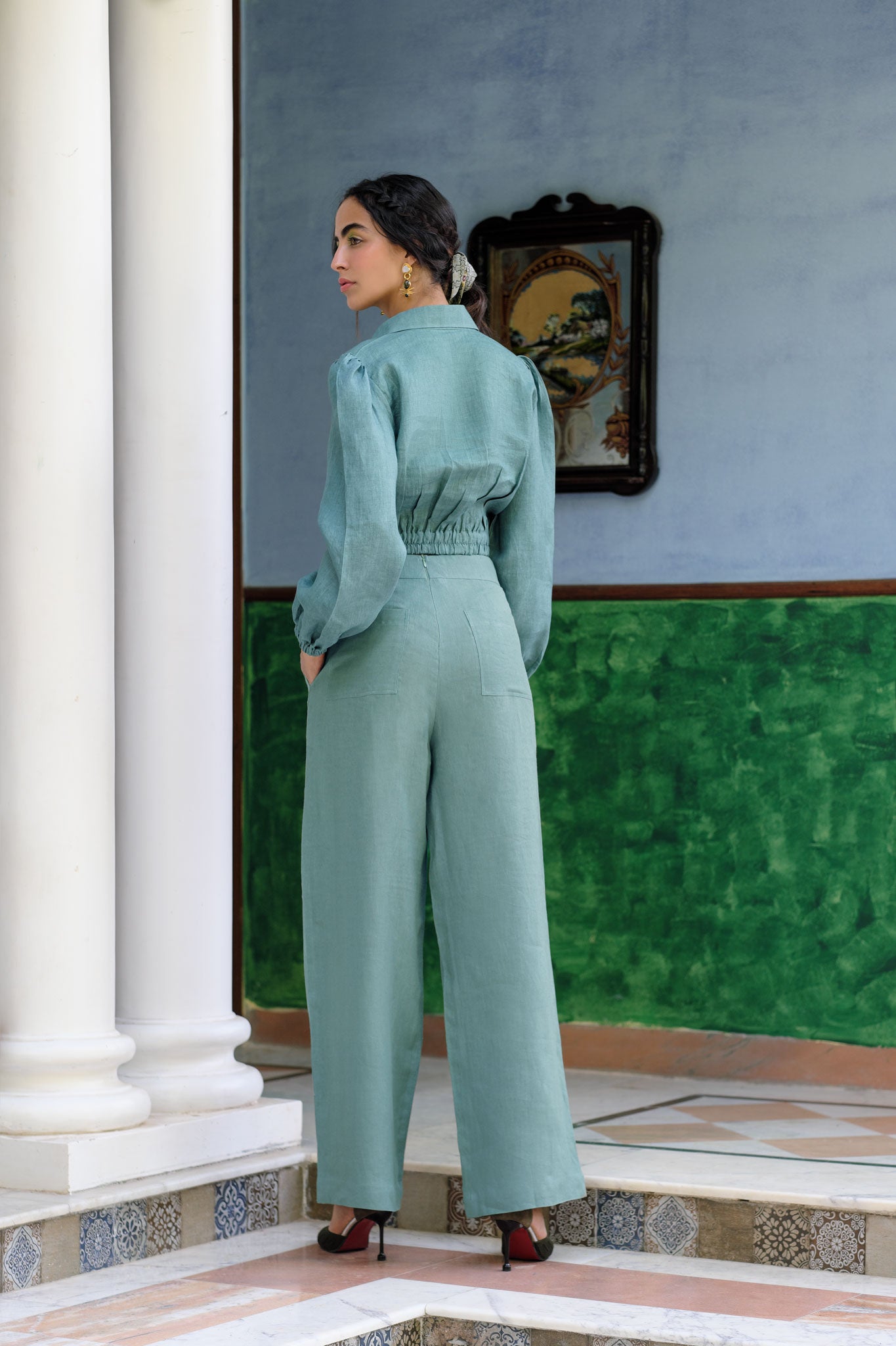 Catamaran linen pants